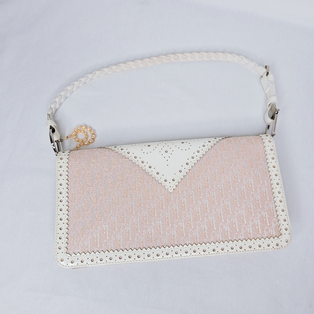 Christian Dior Extremely Rare Pink Trotter Shoulder Bag - Picture 11 of 17